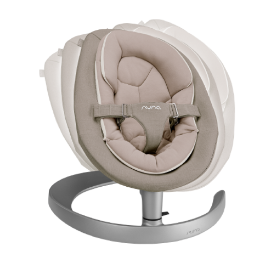 Nuna - sdraietta reclinabile Leaf Grow con arco giochi - Colore Nuna: Biscotti