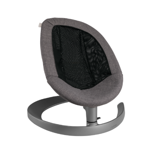 Nuna - sdraietta reclinabile Leaf Grow con arco giochi - Colore Nuna: charcoal
