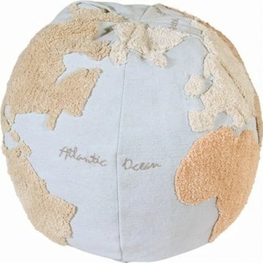 Lorena Canals - POUFFE WORLD MAP 45X50CM