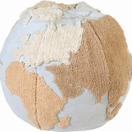 Lorena Canals - POUFFE WORLD MAP 45X50CM