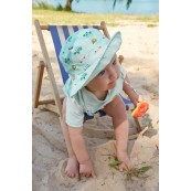 Lässig - Cappello Reversibile 50+UV tg. M (6-18 mesi) - Colori Lässig: caravan mint