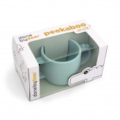 Done dy Deer - Tazza con 2 manici in silicone alimentare - Peekaboo