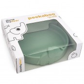 Done by Deer - Piatto Antiscivolo in silicone alimentare - Peekaboo