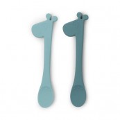 DONE BY DEER - SET 2 CUCCHIAI BABY PEEKABOO Raffi - Colore: Blu