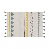 Lorena Canals - Azteca Natural Vintage Blue 140x200