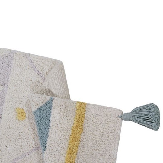 Lorena Canals - Azteca Natural Vintage Blue 140x200