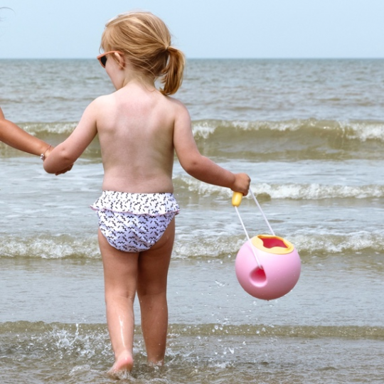 Quut - Secchiello da spiaggia Mini Ballo - Colore: Rosa