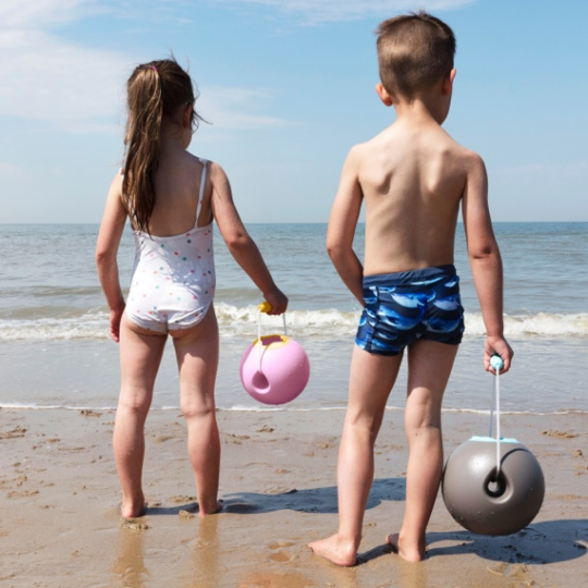 Quut - Secchiello da spiaggia Mini Ballo - Colore: Rosa