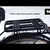 Thule - Seggiolino bici Thule Yepp Maxi con adattatore per portapacchi