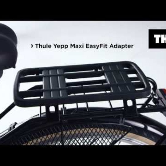 Thule - Seggiolino bici Thule Yepp Maxi con adattatore per portapacchi