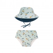 Lässig - Cappello Reversibile con costume tg.L (12-18mesi)