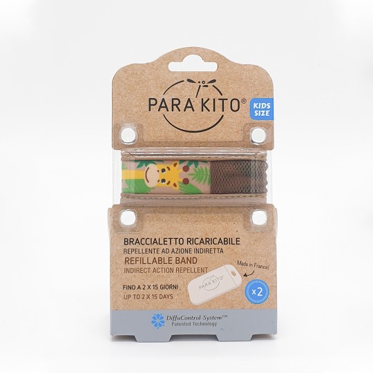 Parakito - Bracciale Kids antizanzare - Colori Parakito: Giraffe