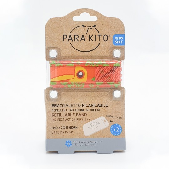 Parakito - Bracciale Kids antizanzare - Colori Parakito: Tucano