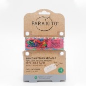 Parakito - Bracciale Adulto antizanzare - Colori Parakito: Hibiscus Fuxia