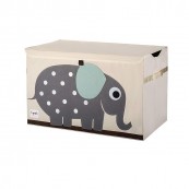 3 Sprouts - Baule Portagiochi  - Riordina la Cameretta con Fantasia - Disegno: Elefante