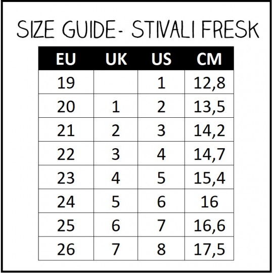 Fresk - Stivali in gomma naturale Riccio