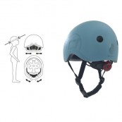 Scoot & Ride - Casco con chiusura magnetica (XXS-S)
