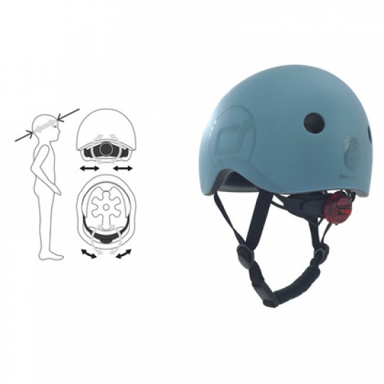 Scoot & Ride - Casco con chiusura magnetica (XXS-S)