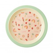 Rice - Piatto piano in melamina - Colore Rice: Soft pink you go girl