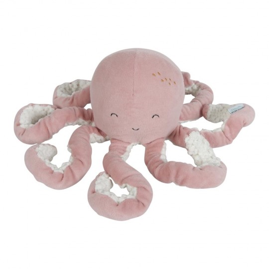 LITTLE DUTCH - Gioco di peluche morbido Octopus - Colore: Rosa