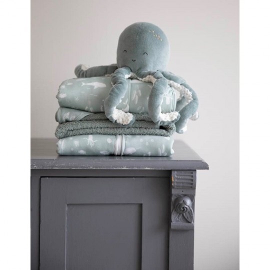 LITTLE DUTCH - Gioco di peluche morbido Octopus - Colore: Menta