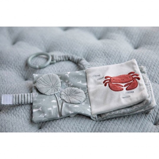 Little Dutch - Libro con gioco per passeggino - Colori Little Dutch: Ocean mint