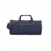 FRESK  - Borsa Sport Grande - Disegno Fresk: Blu Pois Dorati