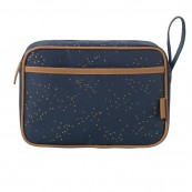Fresk - Beauty Case - Disegno Fresk: Blu Pois Dorati