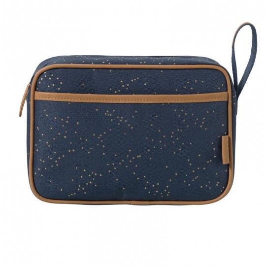 Fresk - Beauty Case - Disegno Fresk: Blu Pois Dorati