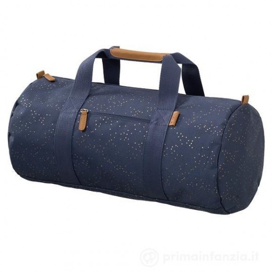 FRESK - Borsa Sport Piccola - Disegno Fresk: Blu Pois Dorati