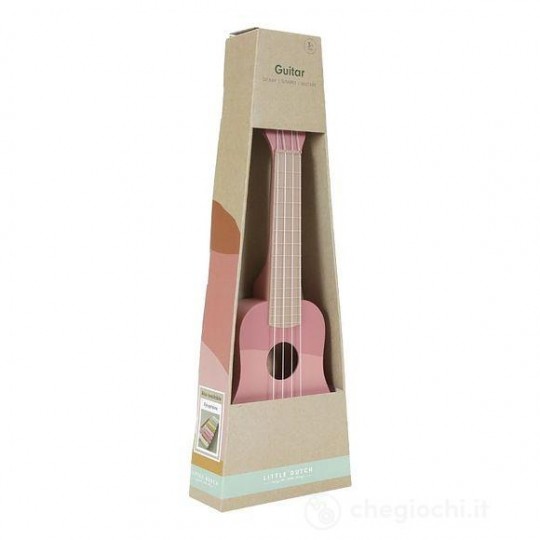 Little Dutch - Chitarra per bambini in legno - Colore: Rosa