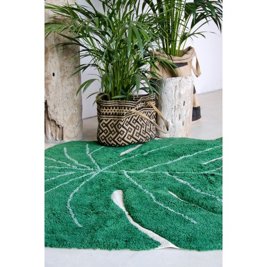 Lorena Canals - Tappeto lavabile Foglia Verde Monstera 120x160. Acquistalo  ora sul nostro e-shop!