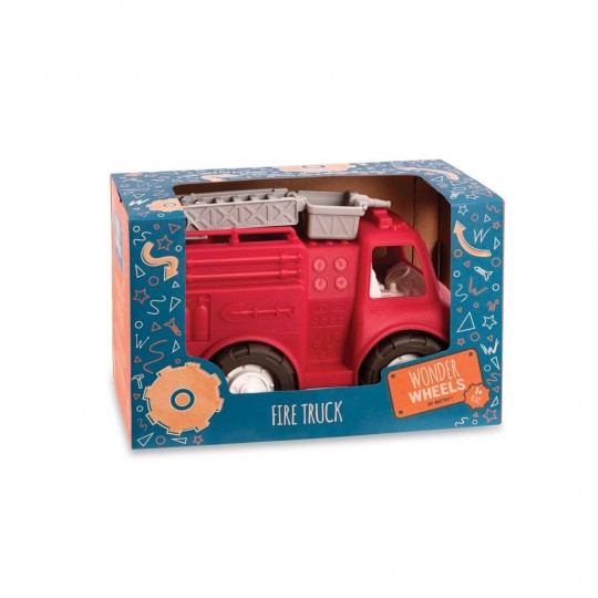 Wonder Wheels - Veicolo da lavoro in plastica - Wonder Wheels: Fire Truck