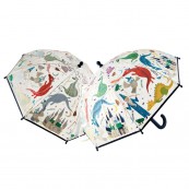 FLOSS & ROCK - Ombrello magico che cambia colore - Floss & Rock: Bunny transparent