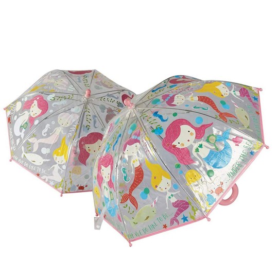 FLOSS & ROCK - Ombrello magico che cambia colore - Floss & Rock: Bunny transparent