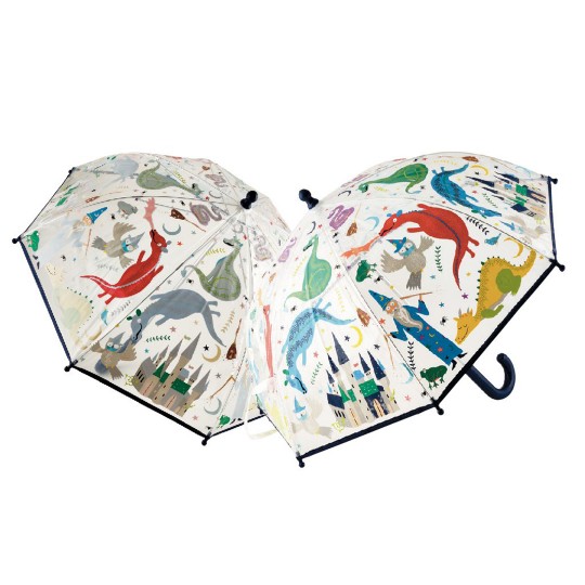 FLOSS & ROCK - Ombrello magico che cambia colore - Floss & Rock: Bunny transparent