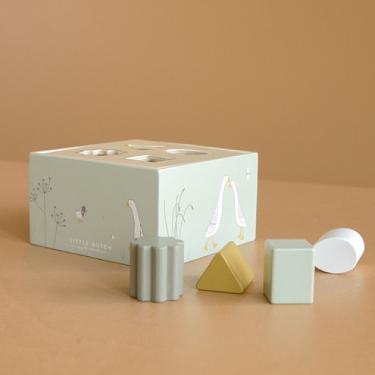 Little Dutch - Cubo in legno con forme - Colori Little Dutch: Little Goose