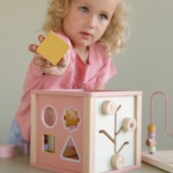 Little Dutch - Cubo Multiattività in legno - Colori Little Dutch: Wild Flower Pink