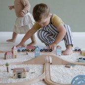 Little Dutch - Set trenino XXL in legno - Railway Collection