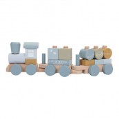 Little Dutch - Trenino in legno - Colori Little Dutch: Ocean Blue