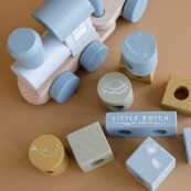 Little Dutch - Trenino in legno - Colori Little Dutch: Ocean Blue