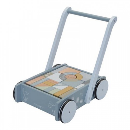 Little Dutch - Carrello Primi passi per giocare in legno