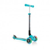 Globber - Monopattino pieghevole con Luci a 3 ruote - Colori Globber: Teal