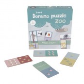 Little Dutch - Gioco da tavolo Domino Puzzle Zoo