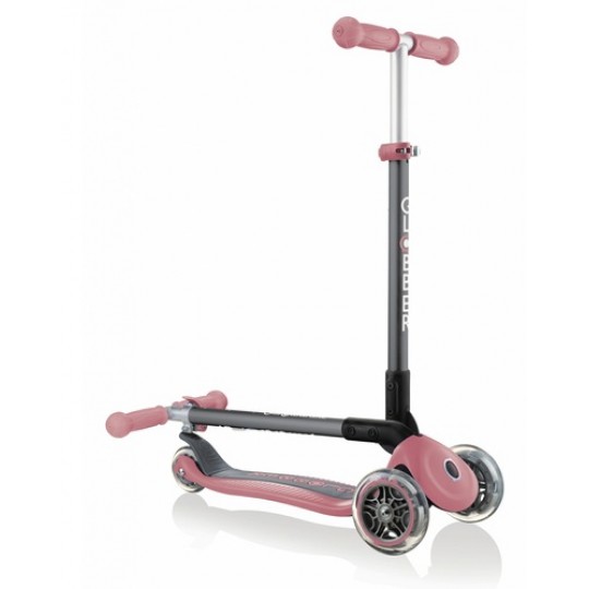 Globber - Monopattino Primo Foldable 3 Ruote - Dai 3 anni - Colori Globber: Pastel Deep Pink