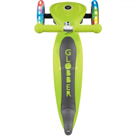 Globber - Monopattino pieghevole con Luci a 3 ruote - Colori Globber: Lime Green