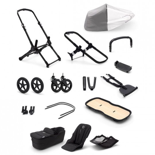 Bugaboo - Fox 3 Base - Colori Bugaboo: Black/Midnight Black