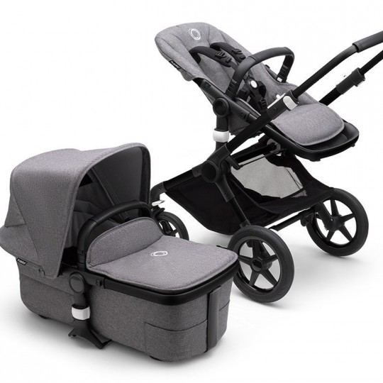 Bugaboo - Fox 3 Completo - Colori Bugaboo: Black/Grey Melange