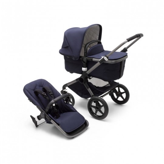 Bugaboo - Fox 3 Completo Mineral Collection - Colori Bugaboo: Graphite/Dark Navy