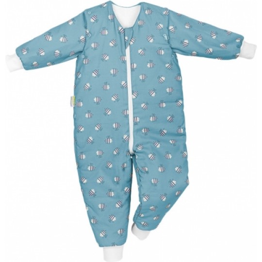 Baby Nest - Sacco nanna con gambe tog 2.5 (98/104cm) - Colori Baby Nest: Azzurro